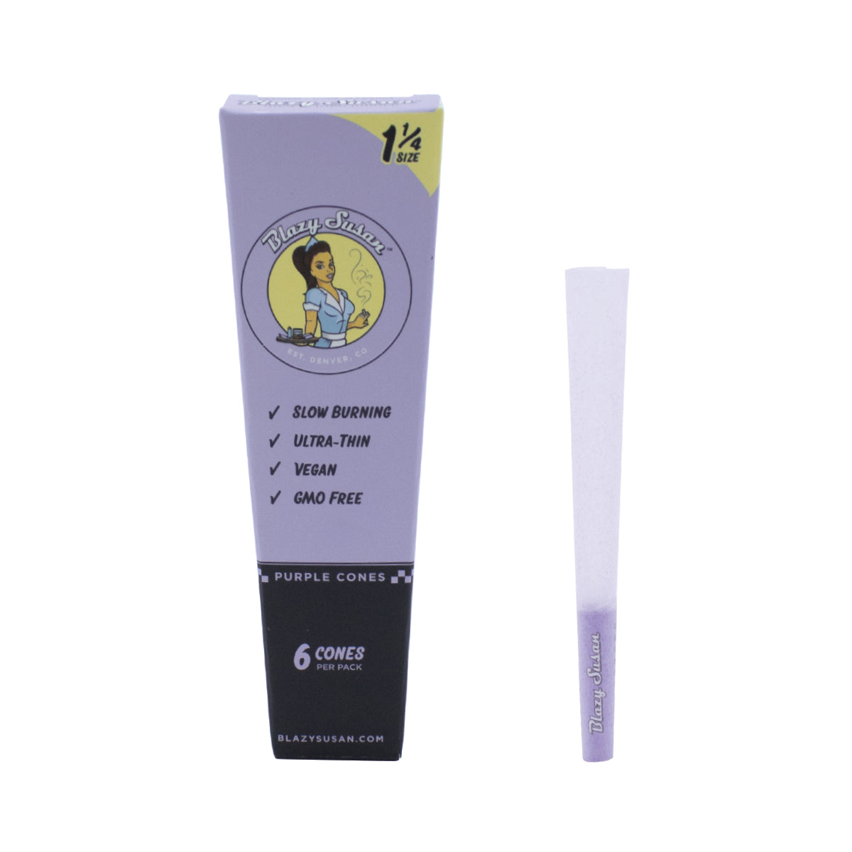 BLAZY SUSAN CONOS MORADO 1 1/4 X6