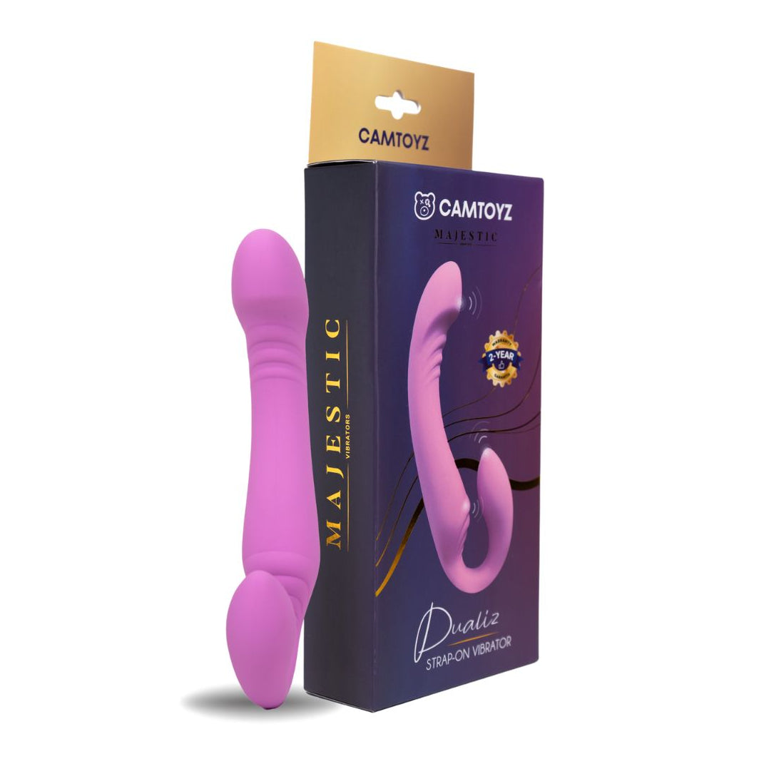MAJESTIC VIBRADOR DUALIZ STRAP-ON