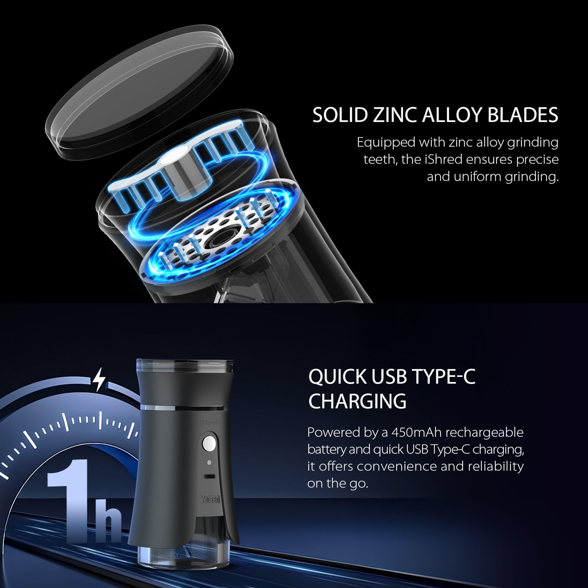 YOCAN ISHRED GRINDER ELÉCTRICO