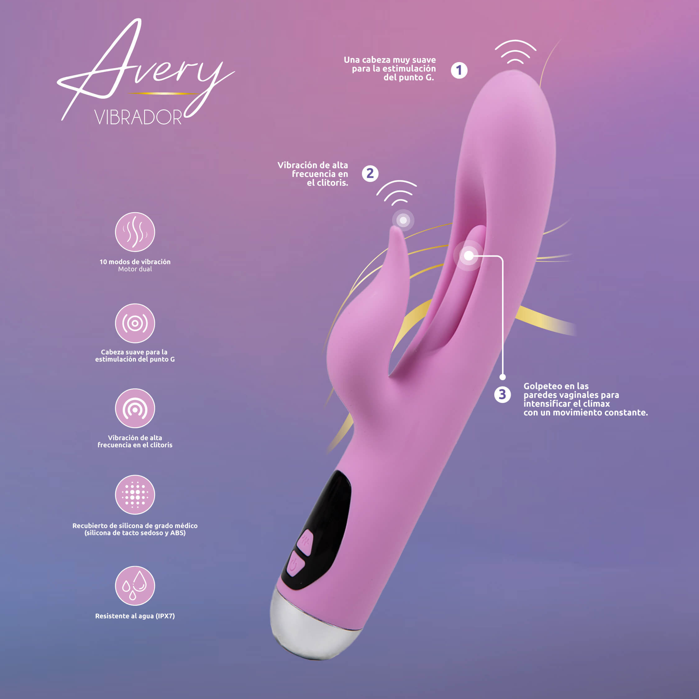 MAJESTIC VIBRADOR AVERY