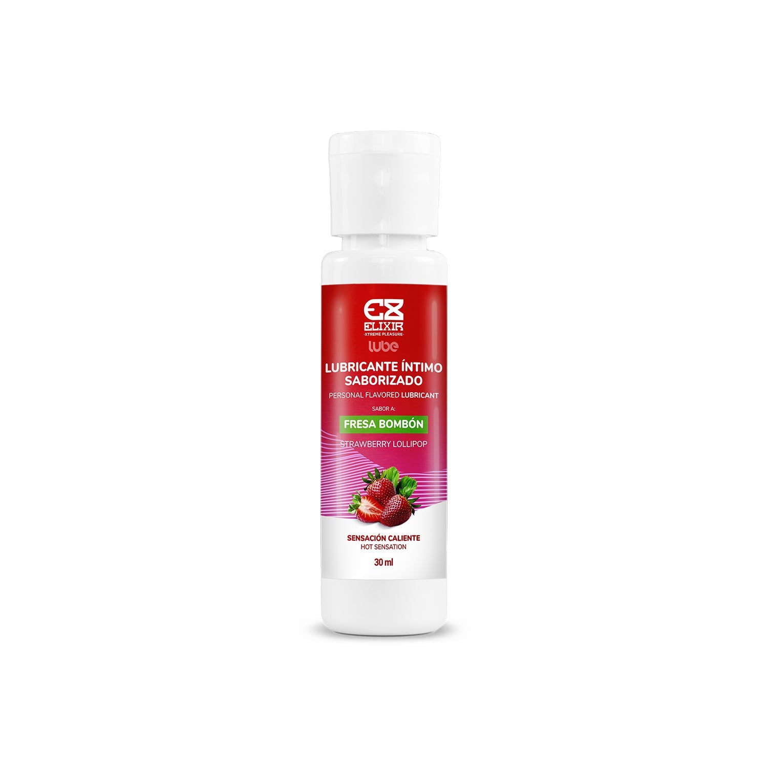LUBRICANTE SABORIZADO FRESA BOMBÓN 30ml