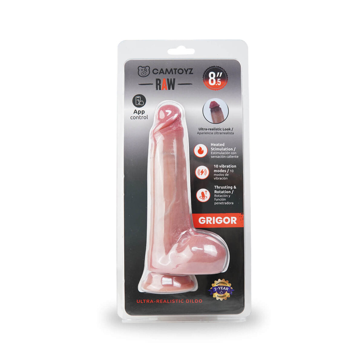 CAMTOYZ RAW DILDO GRIGOR