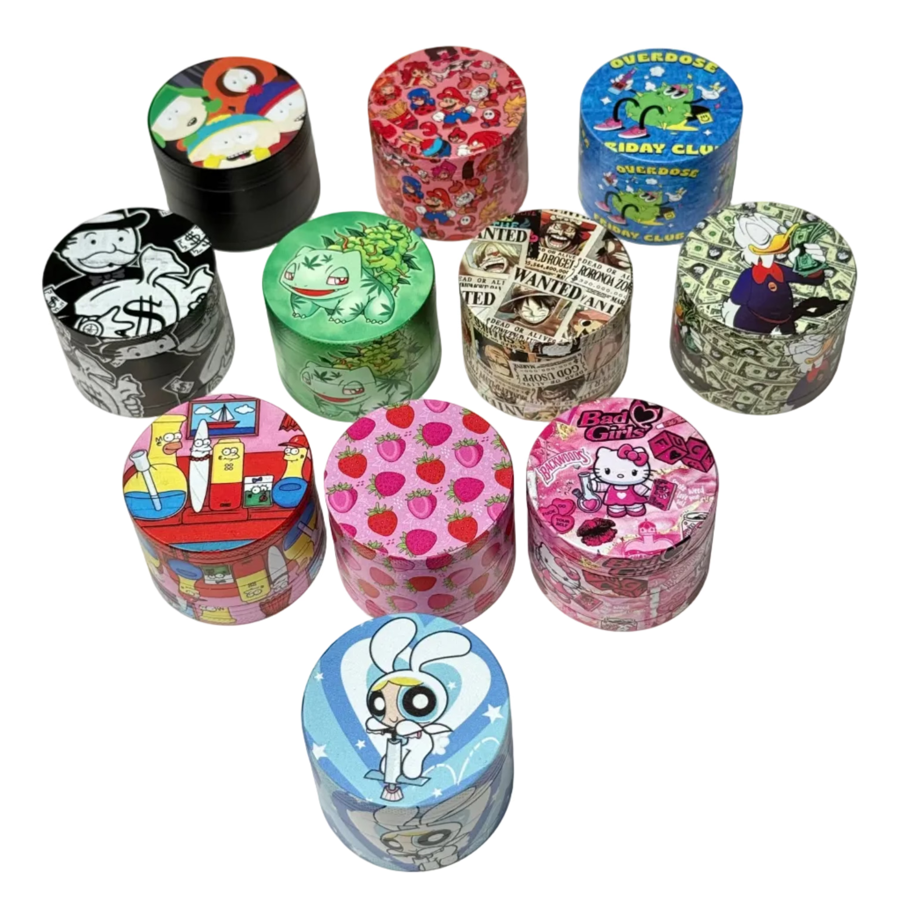 GRINDER ESTAMPADOS 50mm 4 PARTES