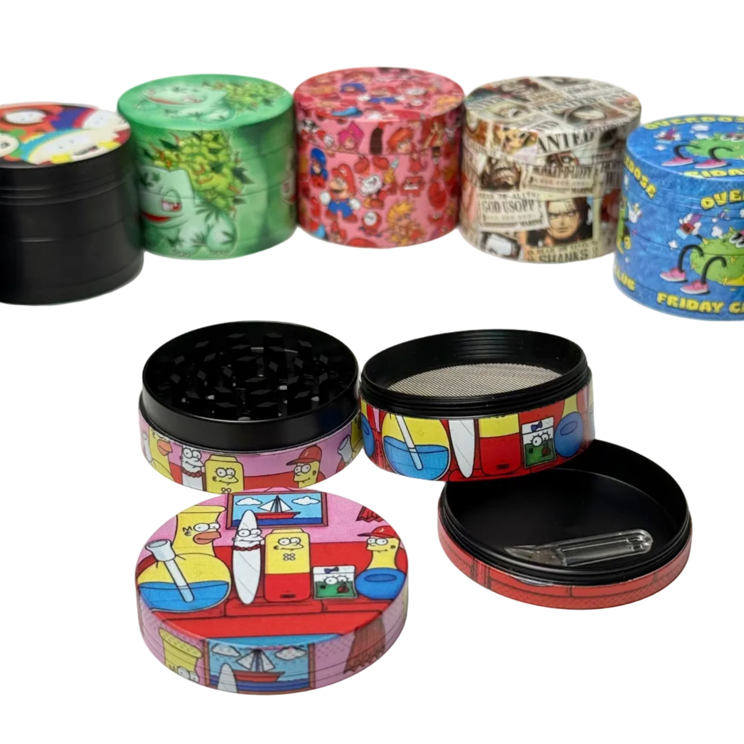 GRINDER ESTAMPADOS 50mm 4 PARTES