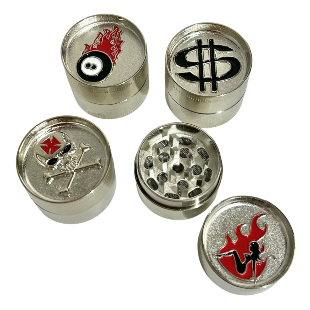 GRINDER 6B GLASS 40mm 3 PARTES