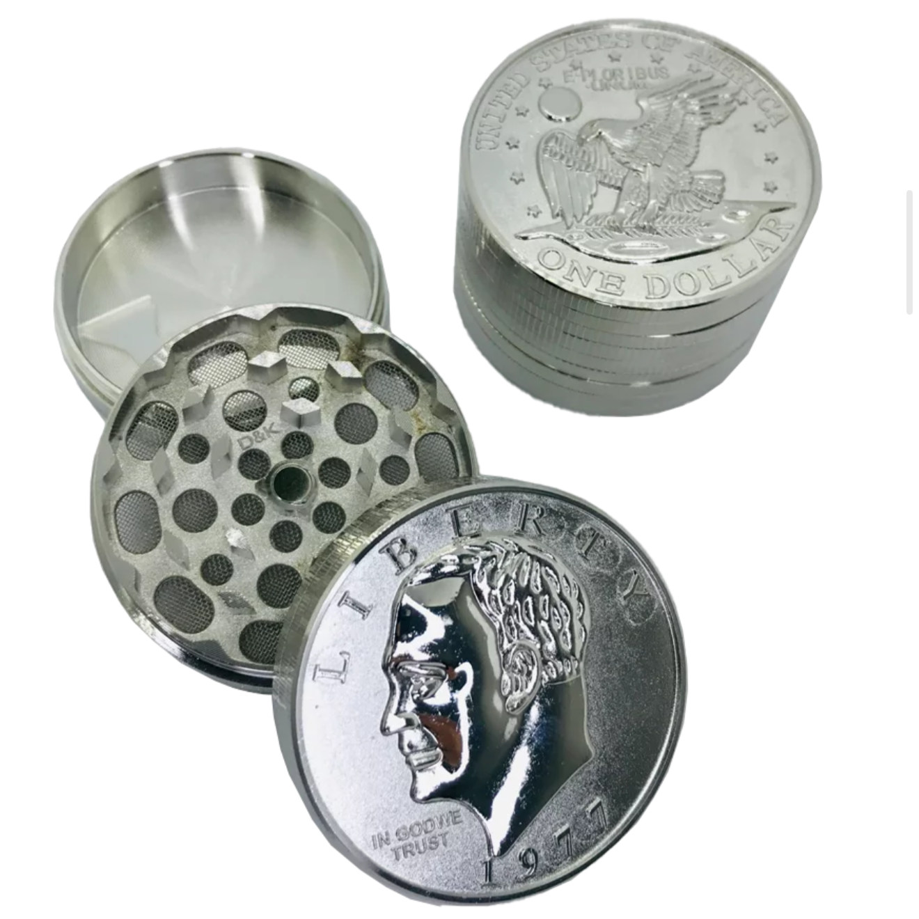 GRINDER MONEDA 50mm 4 PARTES