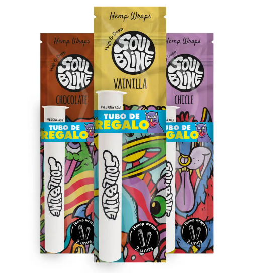 SOULBLIME HEMP WRAPS X2
