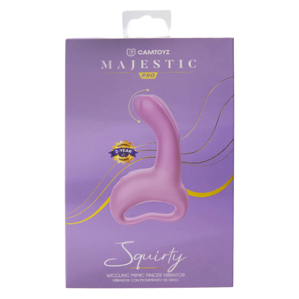 MAJESTIC VIBRADOR SQUIRTY CON MOVIMIENTO DE DEDO